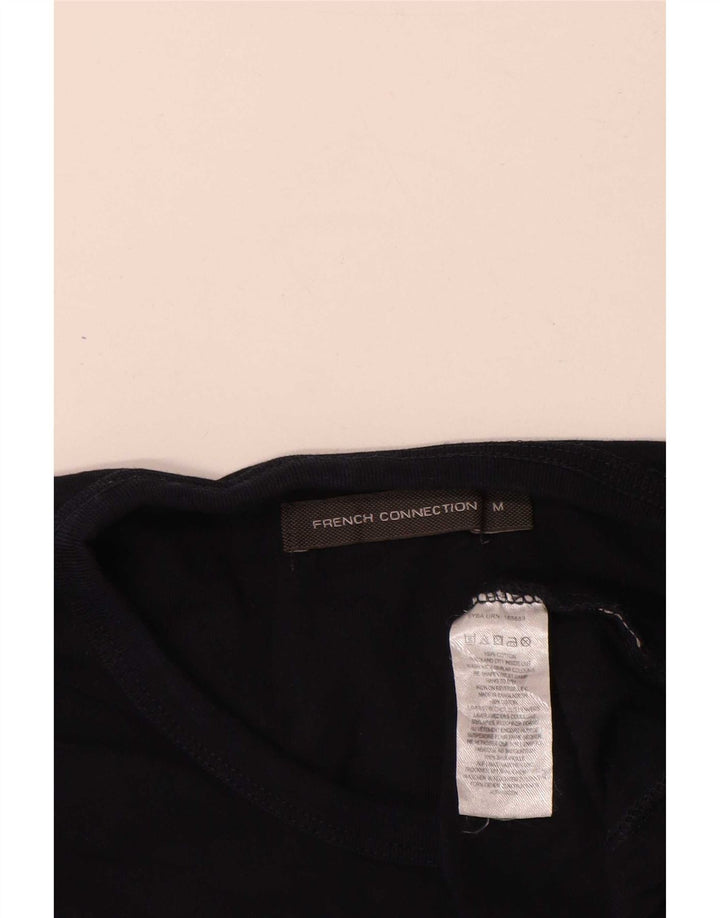 French Connection Camiseta para hombre Top Medium Azul marino Algodón