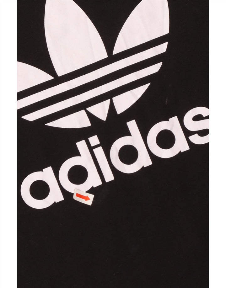 ADIDAS Vestido camiseta gráfico niña 11-12 años Negro Algodón