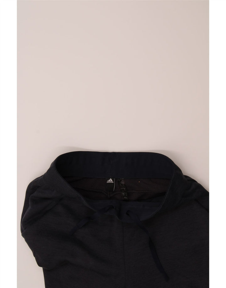 ADIDAS Womens Tracksuit Trousers UK 8 Small  Navy Blue Polyester Vintage Adidas and Second-Hand Adidas from Messina Hembry 