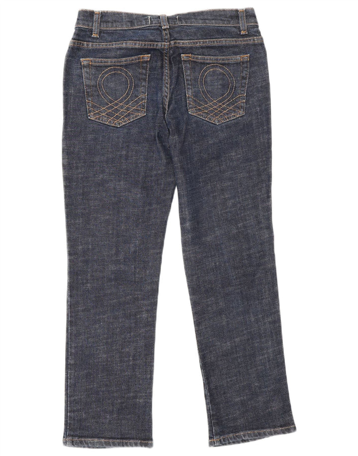 Vaqueros Capri Mujer Benetton IT 40 Small W26 L25 Azul Marino