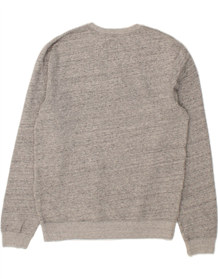 JACK WILLS Mens Sweatshirt Jumper Medium Grey Flecked Cotton Vintage Jack Wills and Second-Hand Jack Wills from Messina Hembry 