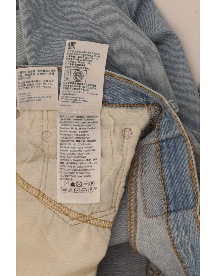 Levi's Mujer 511 Slim Jeans W32 L32 Algodón Azul