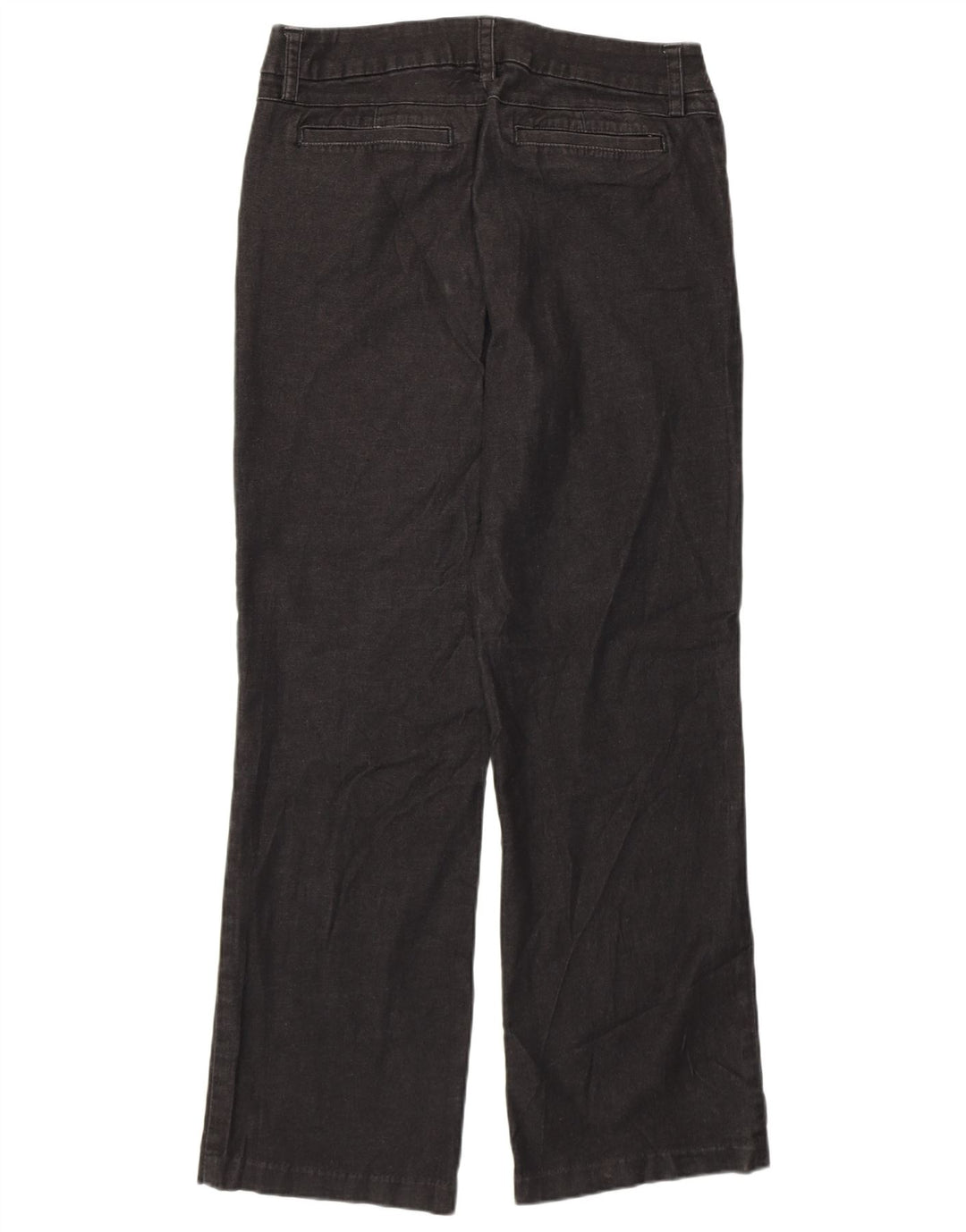 LEE Pantalones casuales rectos de la serie moderna para mujer US 14 XL W36 L31 Negro