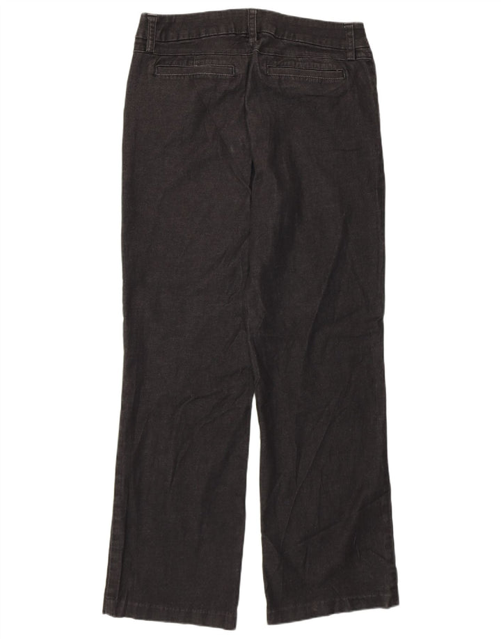 LEE Pantalones casuales rectos de la serie moderna para mujer US 14 XL W36 L31 Negro