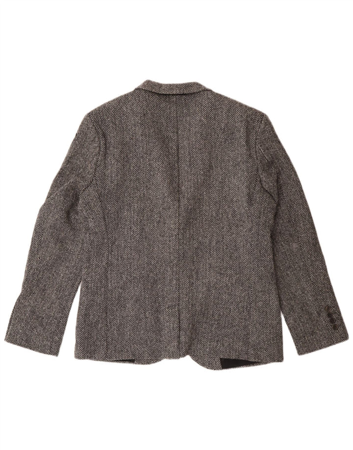 Chaqueta tipo blazer de corte slim para hombre Harris Tweed de Asos UK 42 XL Gris Herringbone