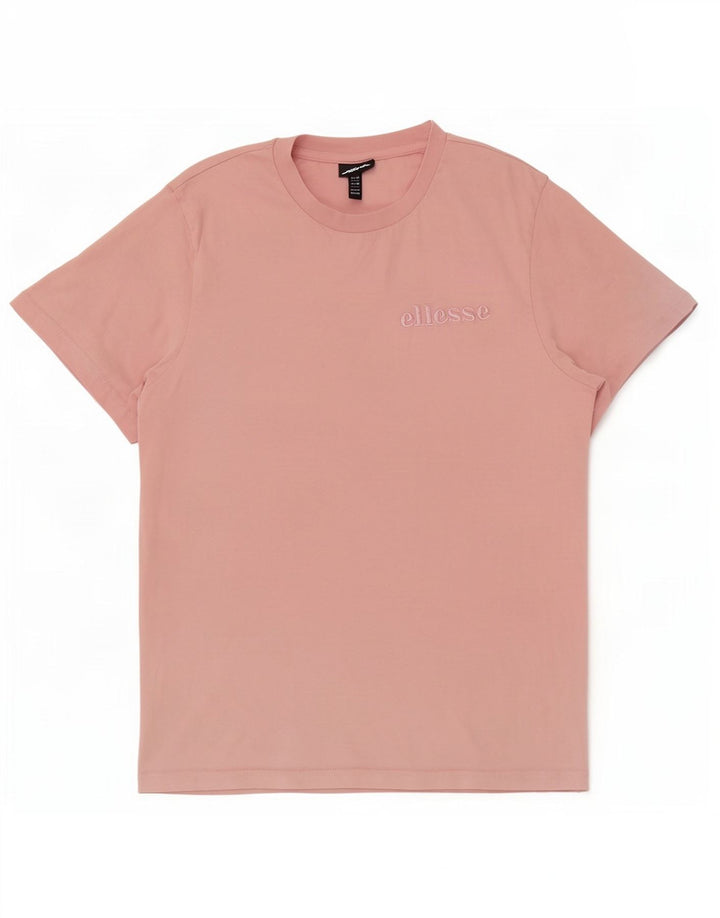 Ellesse Camiseta para mujer Top UK 44 Algodón rosa medio