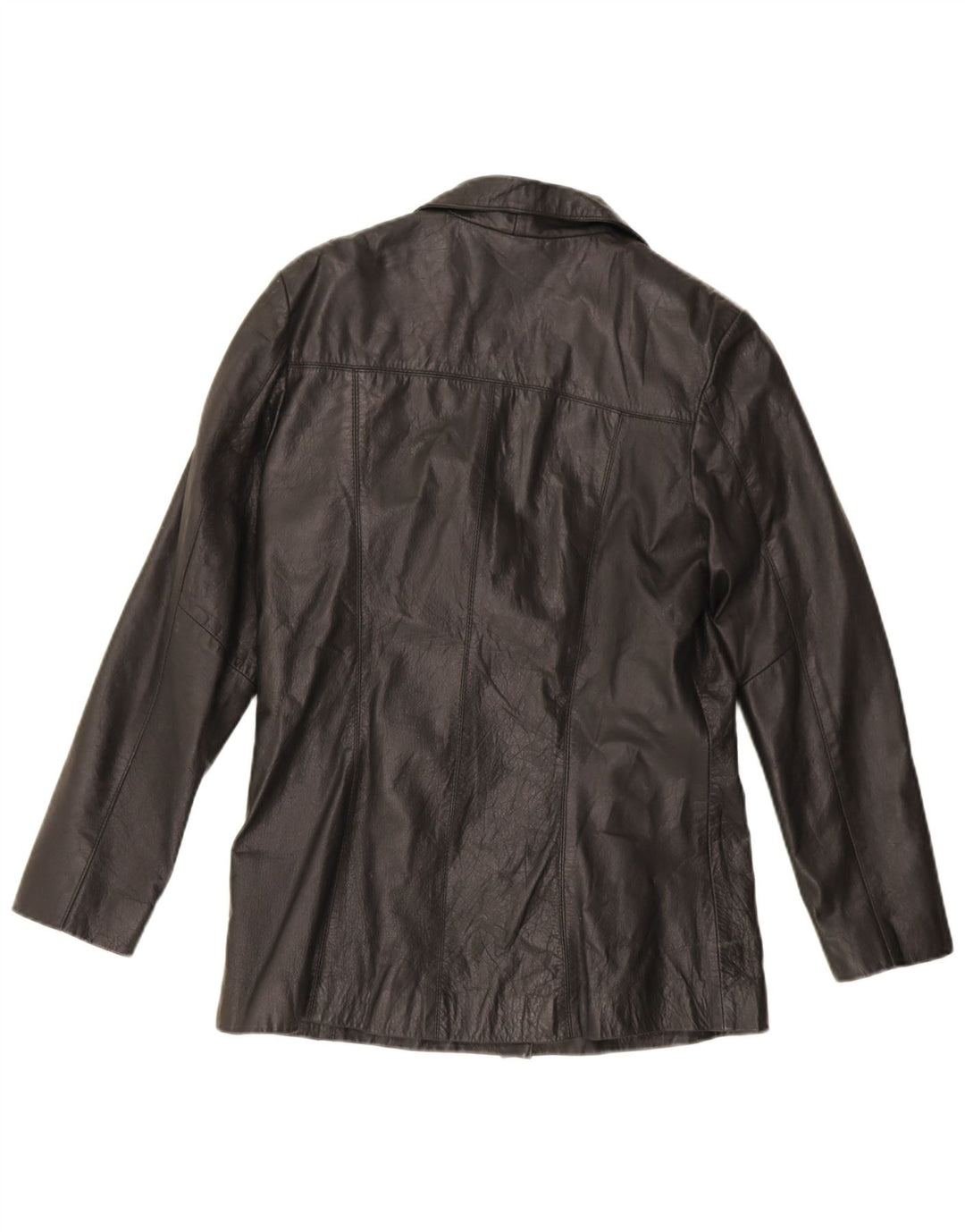 Saki Chaqueta de cuero para mujer EU 40 Mediana Cuero negro