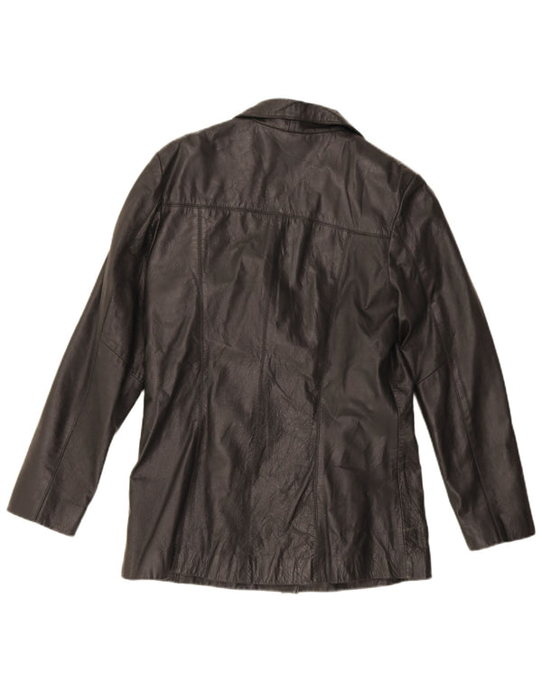 Saki Chaqueta de cuero para mujer EU 40 Mediana Cuero negro