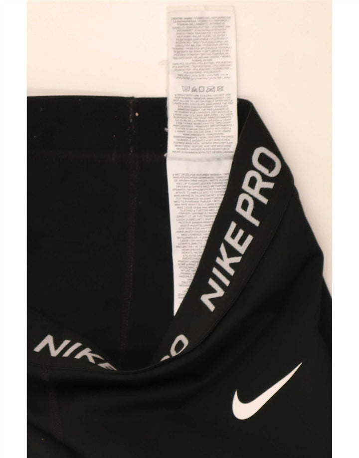 Nike Leggings gráficos para mujer UK 4 XS Poliéster negro