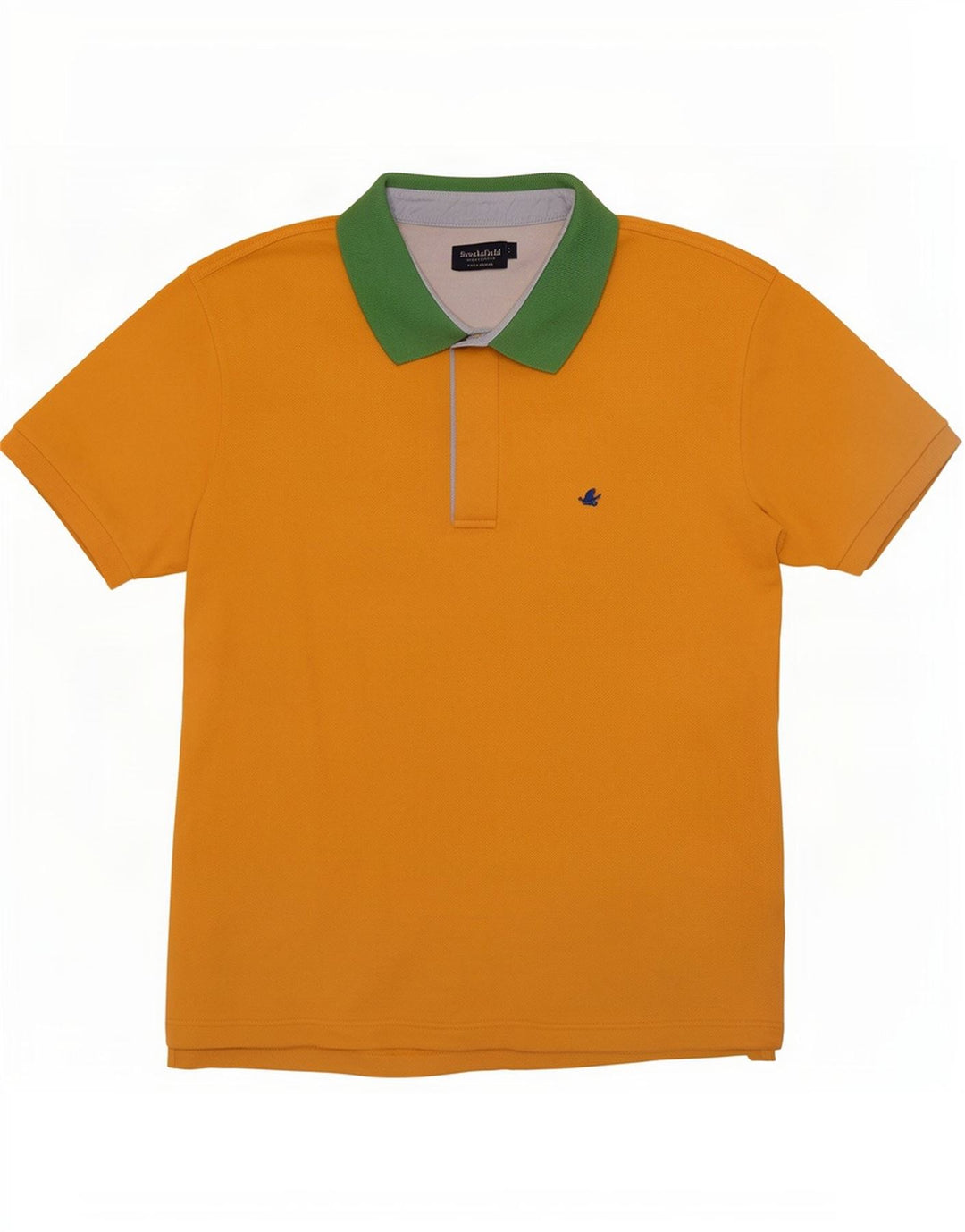 Brooksfield Polo para hombre IT 52 Large Yellow Colourblock