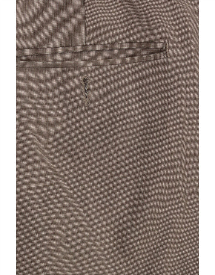 Marks & Spencer Pantalones de traje rectos para hombre W40 L32 Gris