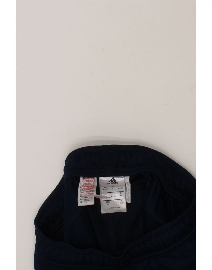 ADIDAS Boys Climacool Tracksuit Trousers 9-10 Years  Navy Blue Polyester Vintage Adidas and Second-Hand Adidas from Messina Hembry 