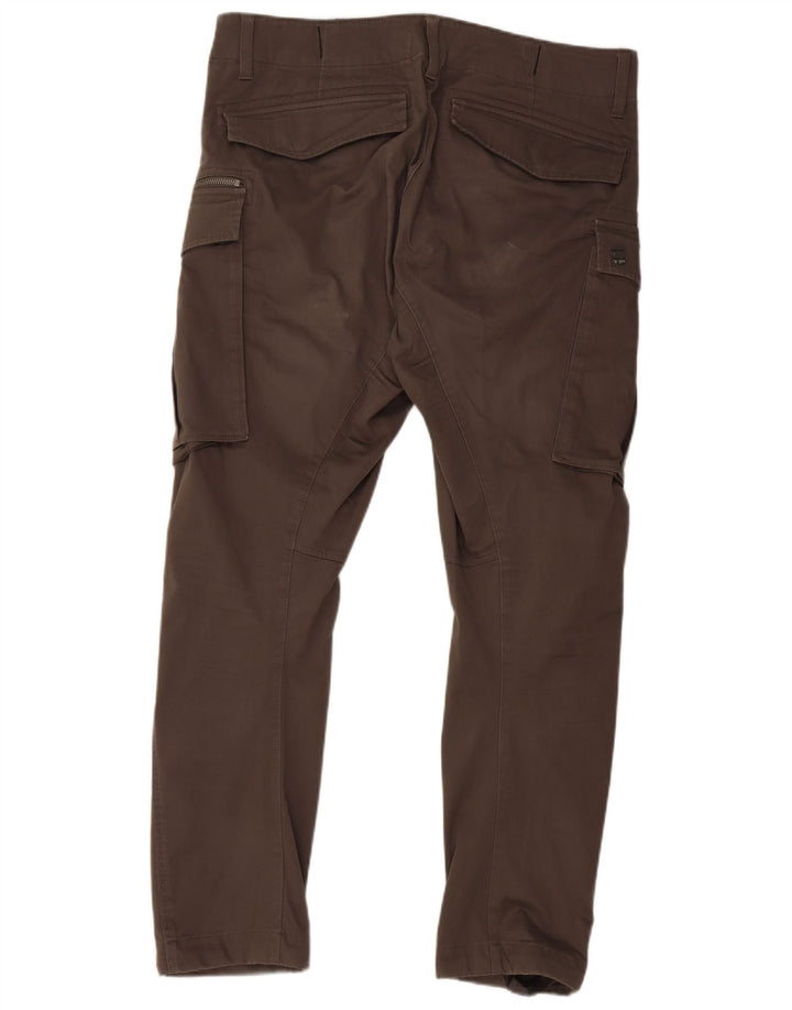 G-STAR Pantalón cargo recto para hombre W34 L32 Algodón caqui