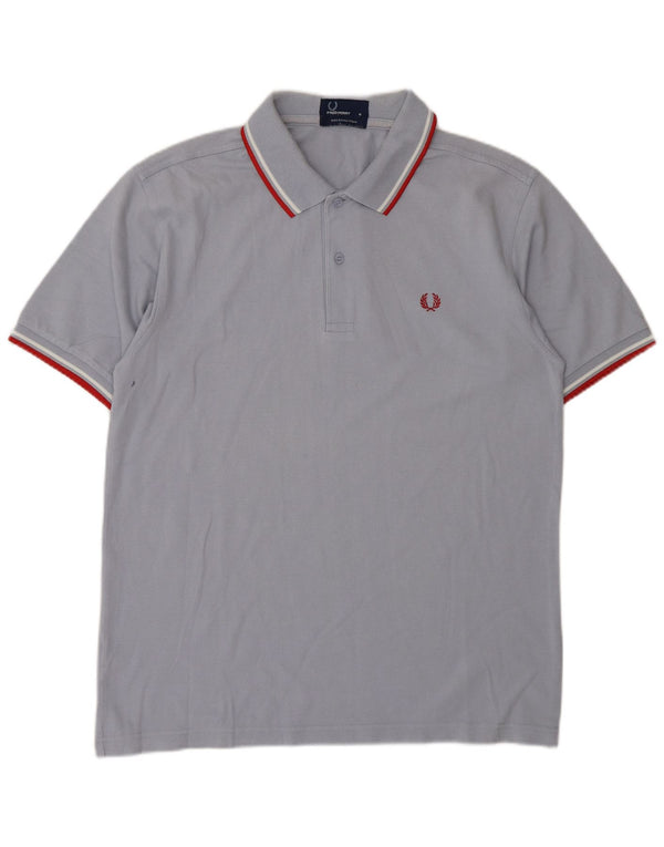 Polo Fred Perry Hombre De Algodón Gris Medio