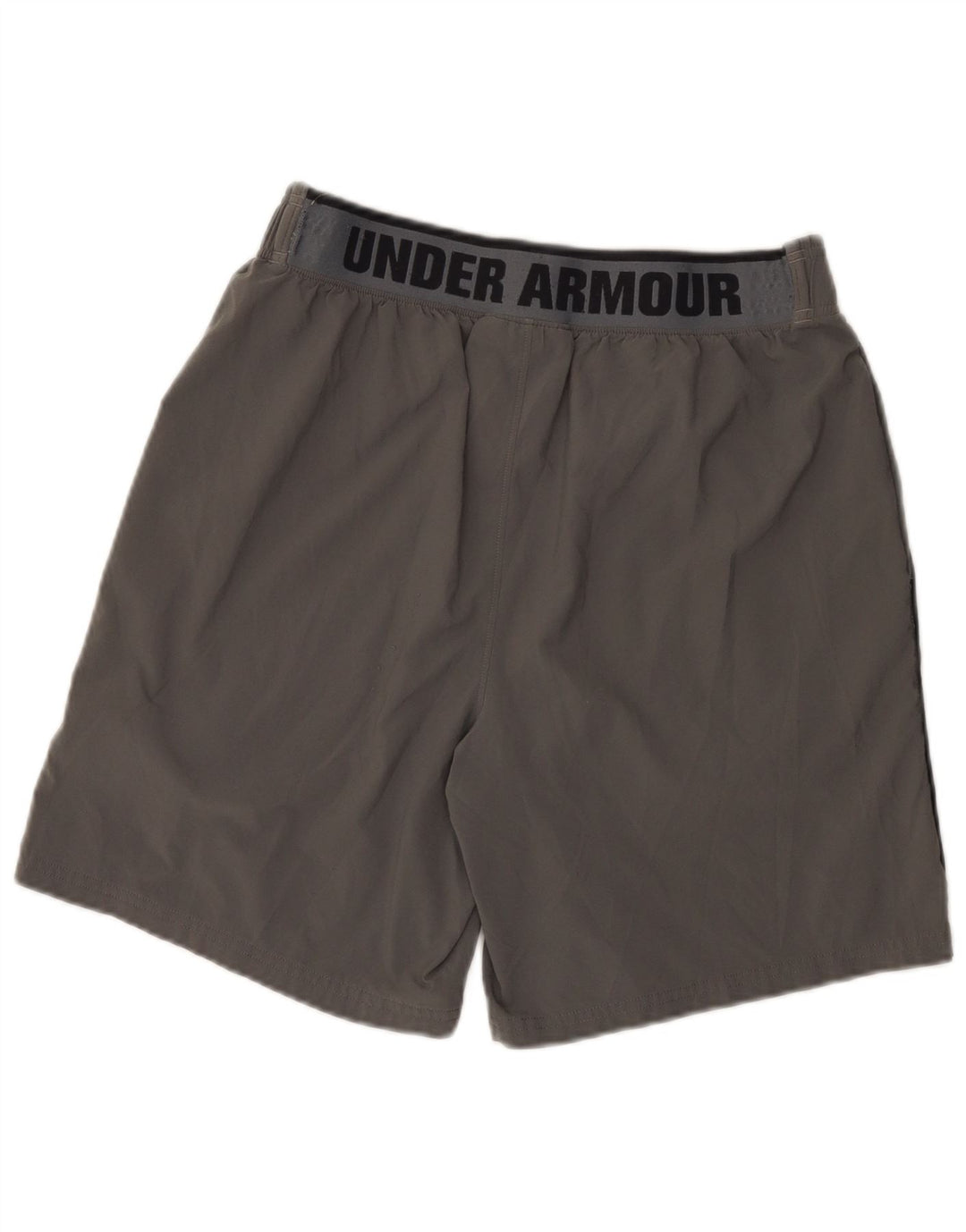 Under Armour Pantalones cortos deportivos con gráficos para hombre, talla grande, gris