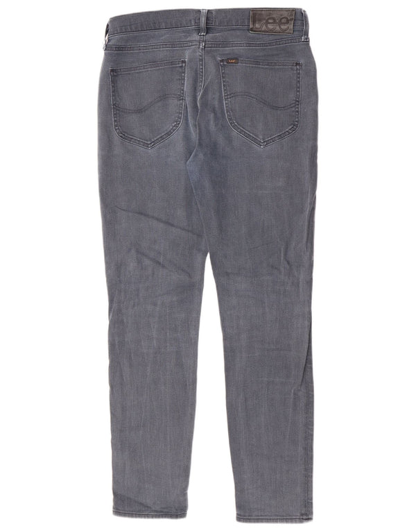 Vaqueros Lee Mujer Tapered Slim W31 L30 Algodón Azul