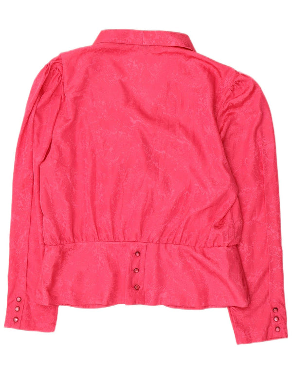 Blusa Camisa Mujer Lorena IT 48 XL Rosa Floral