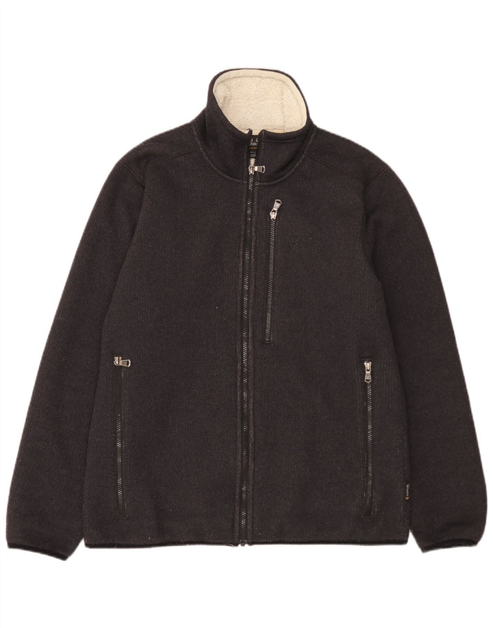 Jack Wolfskin Chaqueta Bomber para Hombre UK 40 Mediana Negro Poliéster