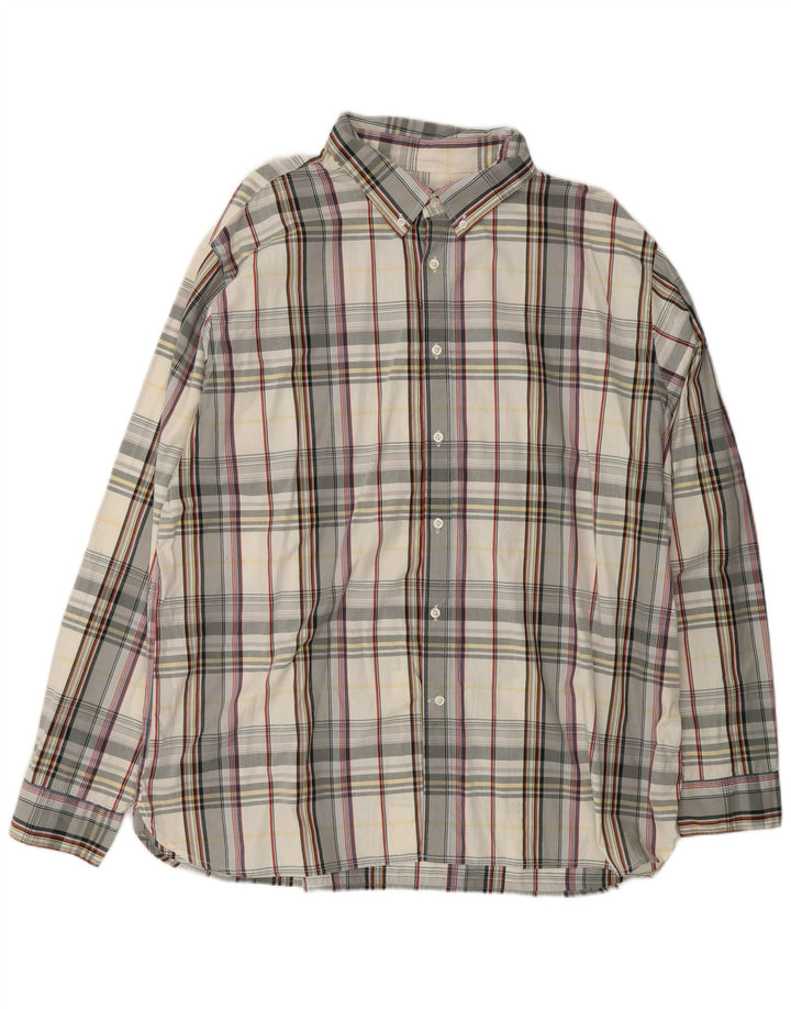 DOCKERS Camisa Hombre 2XL Algodón Cuadros Multicolor