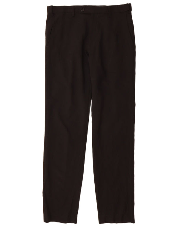 Marks & Spencer Pantalón de traje ajustado para mujer W30 L33 Poliéster negro