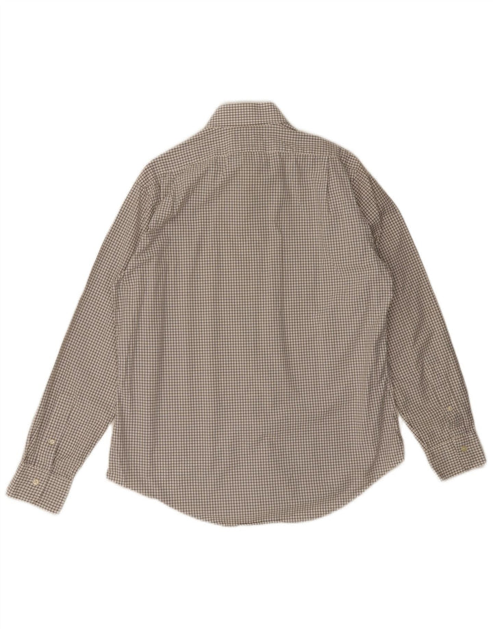 Polo Ralph Lauren Camisa de ajuste personalizado para hombre Algodón a cuadros blanco mediano