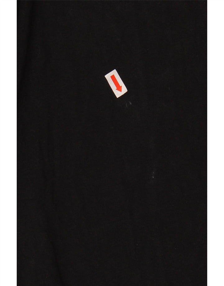 NIKE Mens T-Shirt Top XL Black Cotton
