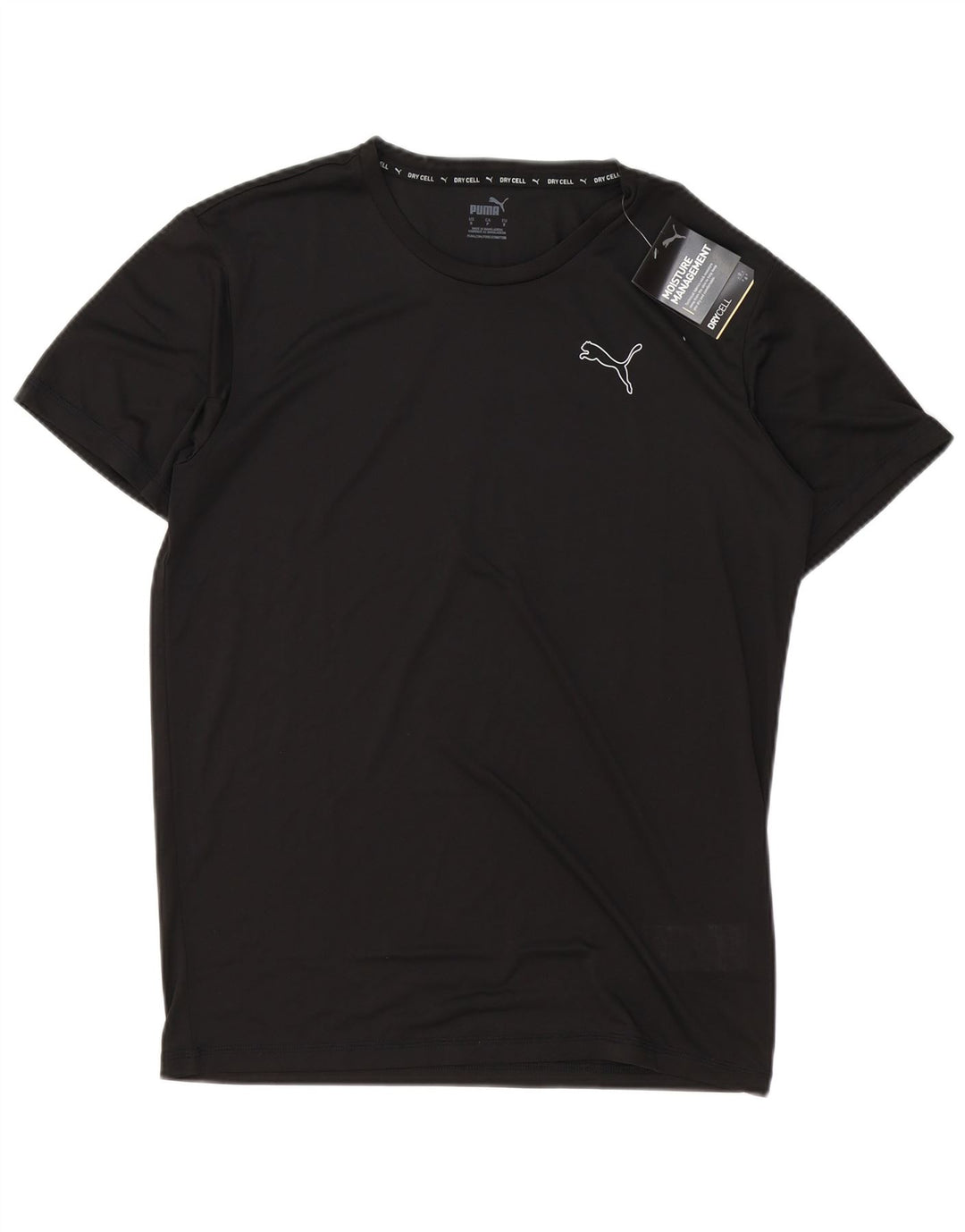 PUMA Camiseta para hombre Top Small Black Poliéster