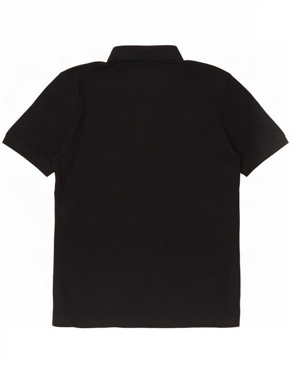 Kappa Polo Hombre Medium Negro Algodón