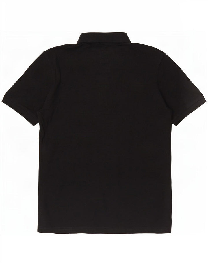 Kappa Polo Hombre Medium Negro Algodón