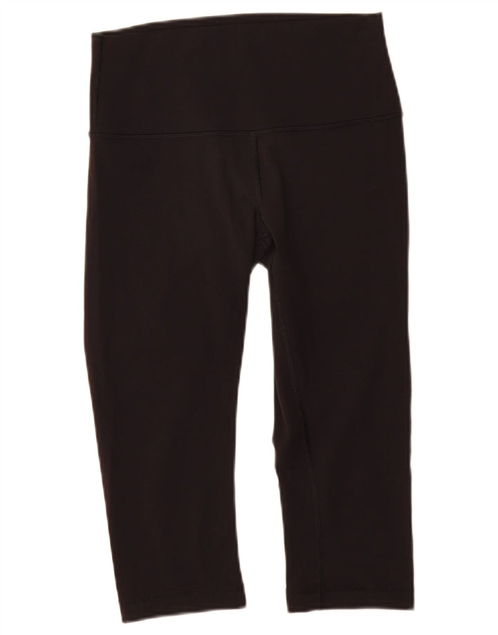 LULULEMON Leggings Capri para Mujer US 6 Mediano Negro Nylon