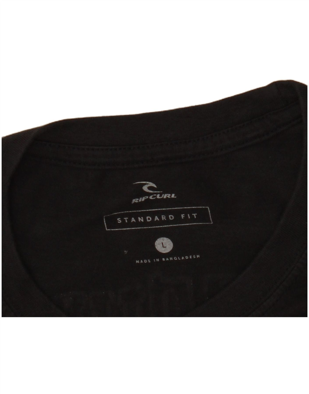 Rip Curl - Camiseta gráfica de ajuste estándar para hombre, talla grande, color negro