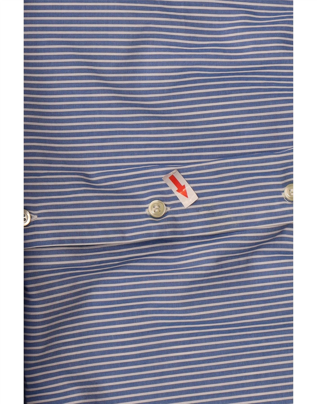 Camisa Hombre BENETTON Algodón Rayas Azul Medio