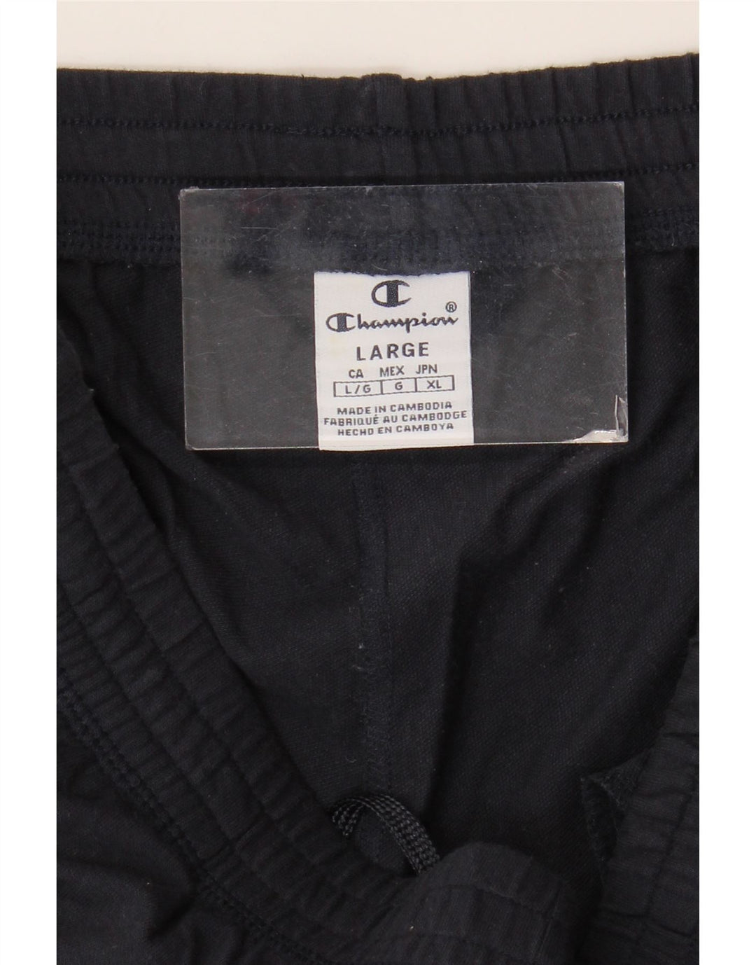 CHAMPION Pantalones de chándal para hombre, talla grande, azul marino