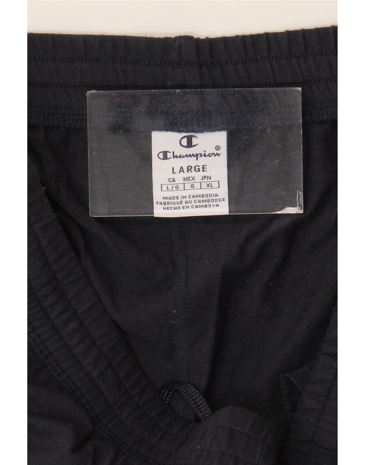 CHAMPION Pantalones de chándal para hombre, talla grande, azul marino