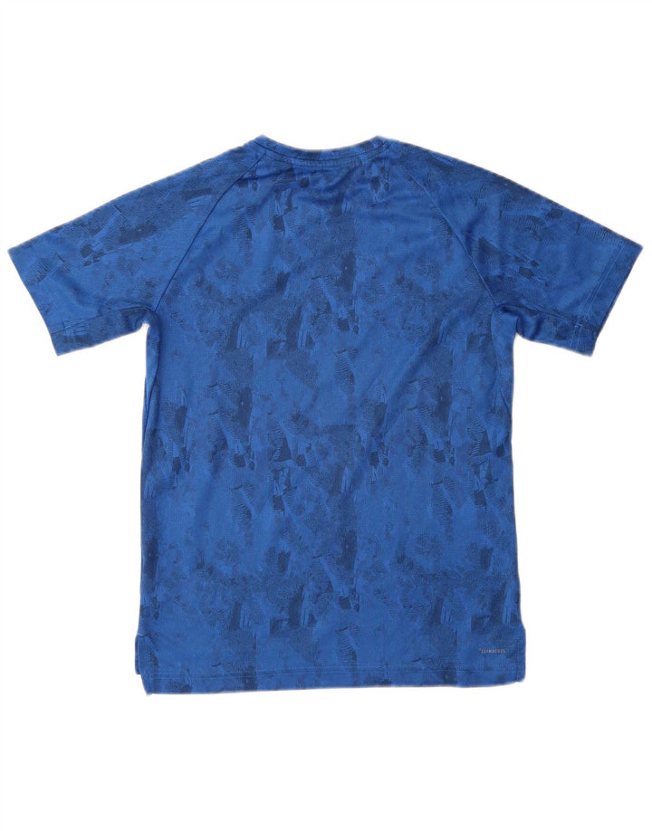 Adidas Camiseta Climacool para niño 11-12 años Azul Medio Geométrico