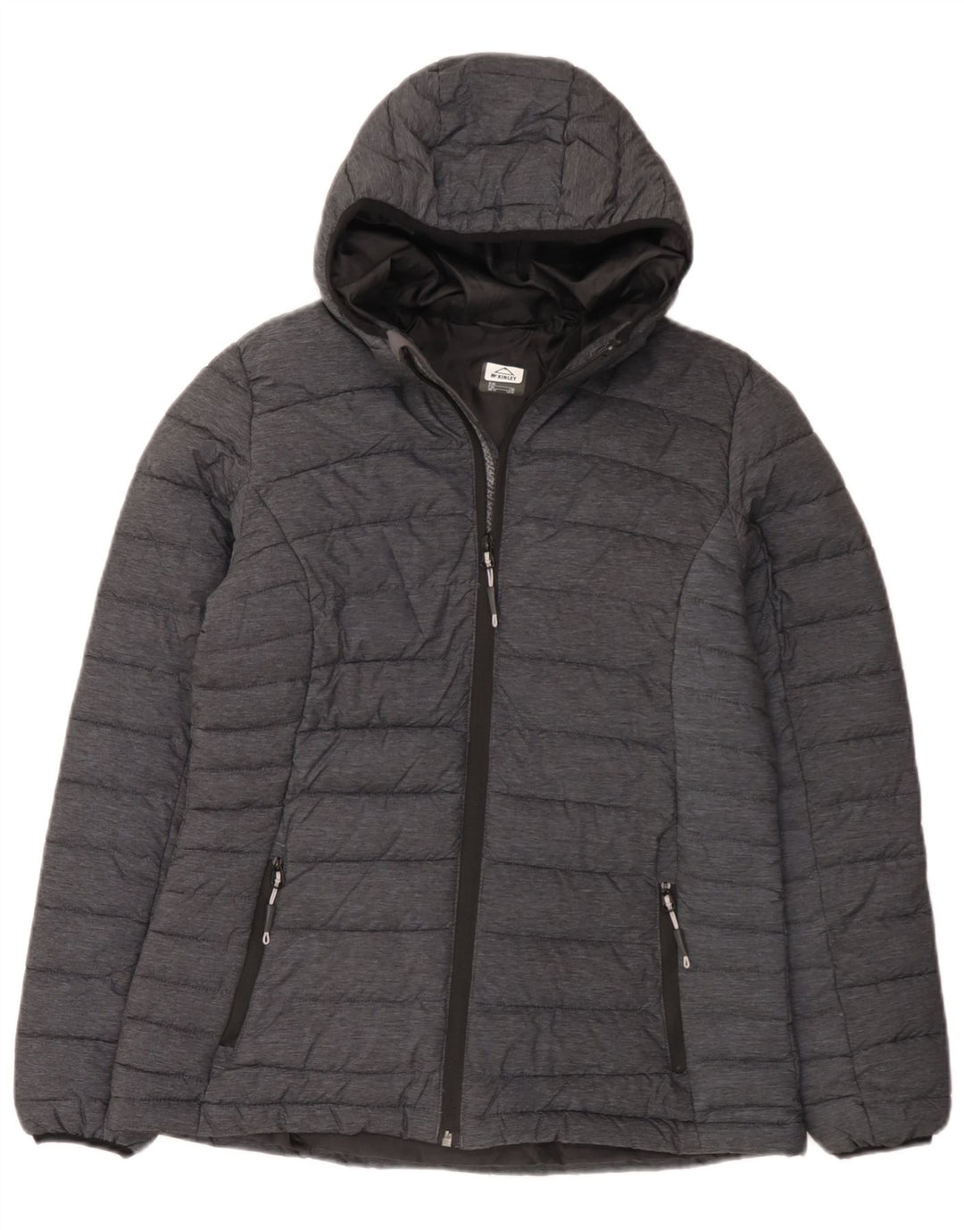 MC Kinley Chaqueta acolchada con capucha para mujer UK 44 Poliamida gris medio