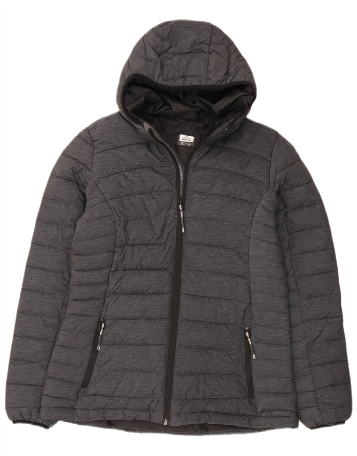 MC Kinley Chaqueta acolchada con capucha para mujer UK 44 Poliamida gris medio