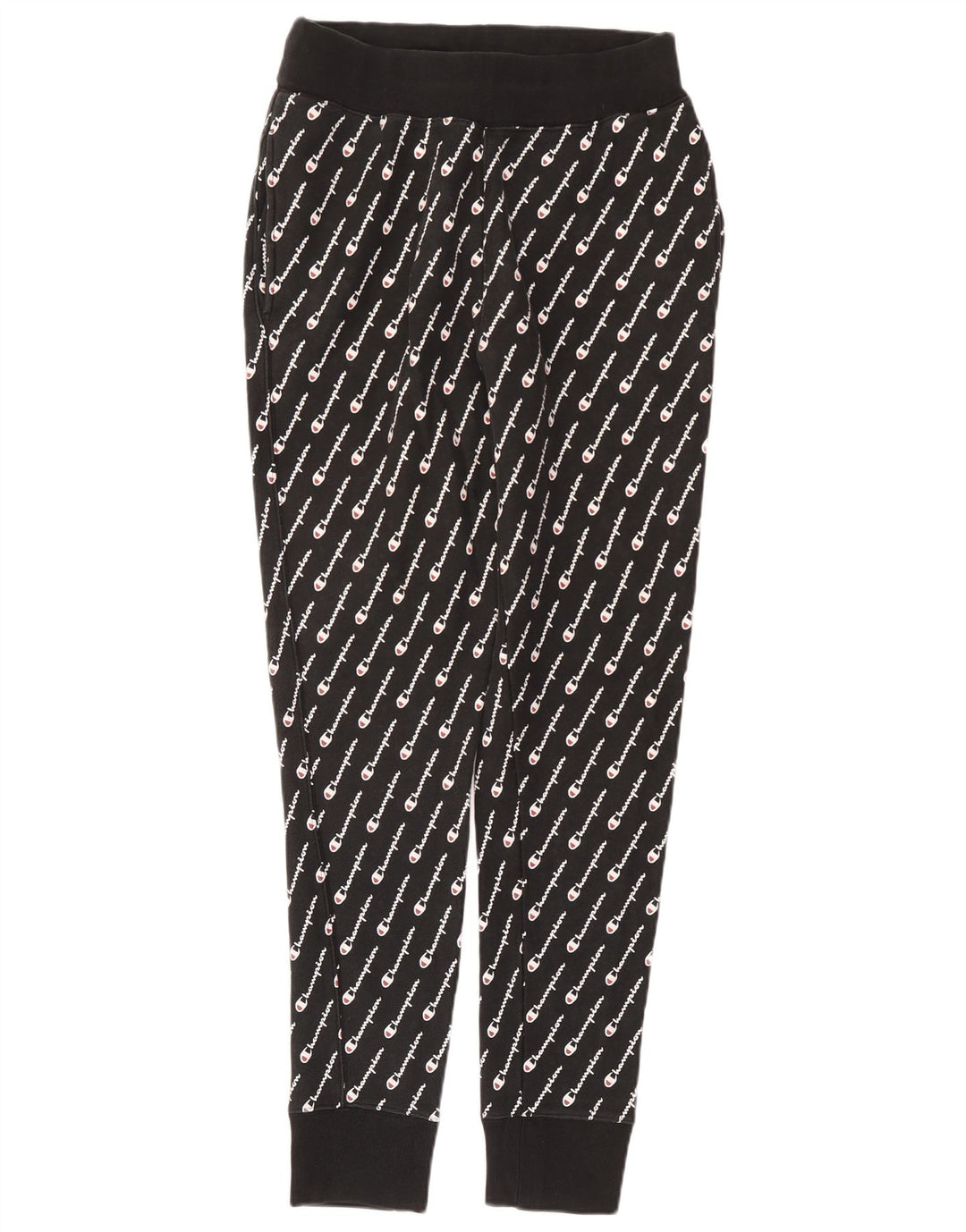 Champion Pantalones De Chándal Con Gráfico De Tejido Inverso Para Hombre Joggers Grande Negro