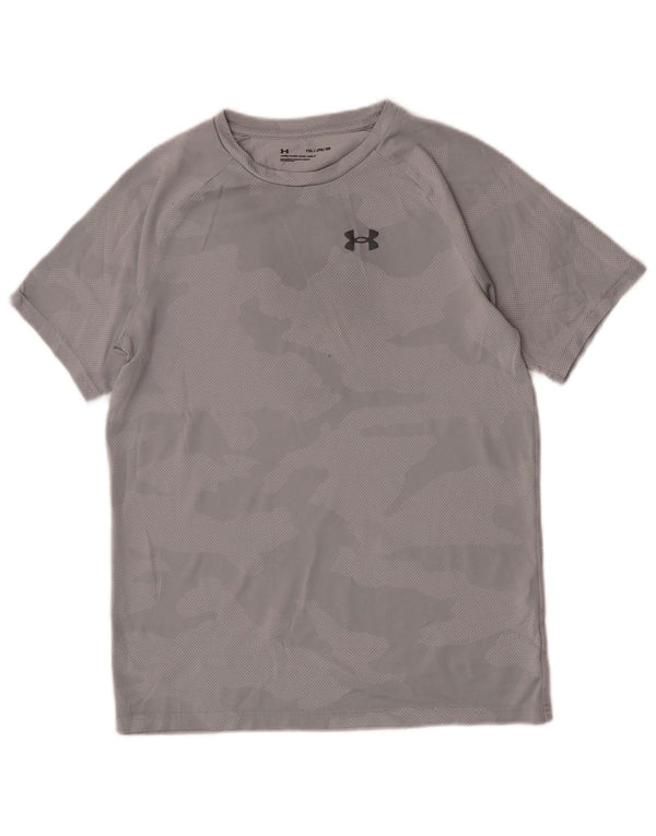 Under Armour Camiseta Niño Top 13-14 Años XL Gris Camuflaje Poliéster