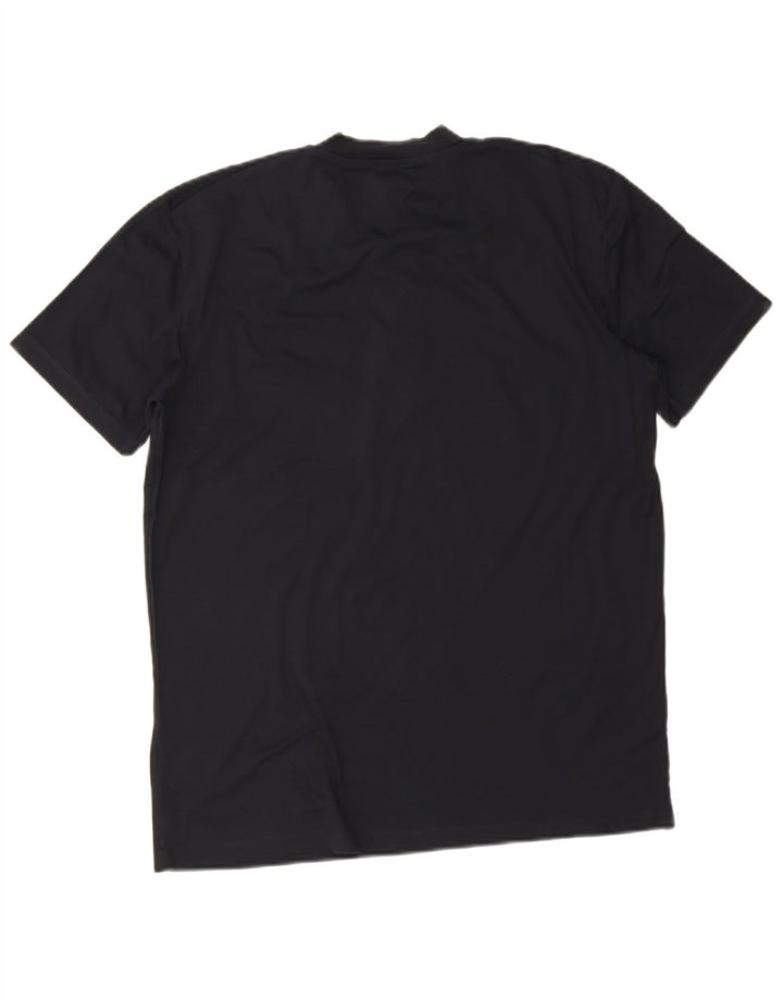 Cos Camiseta para hombre Top Medium Azul Marino Algodón