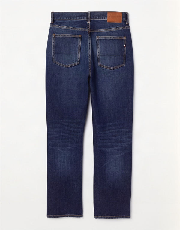 Tommy Hilfiger Vaqueros rectos de corte regular Mercer para hombre W32 L30 Azul marino