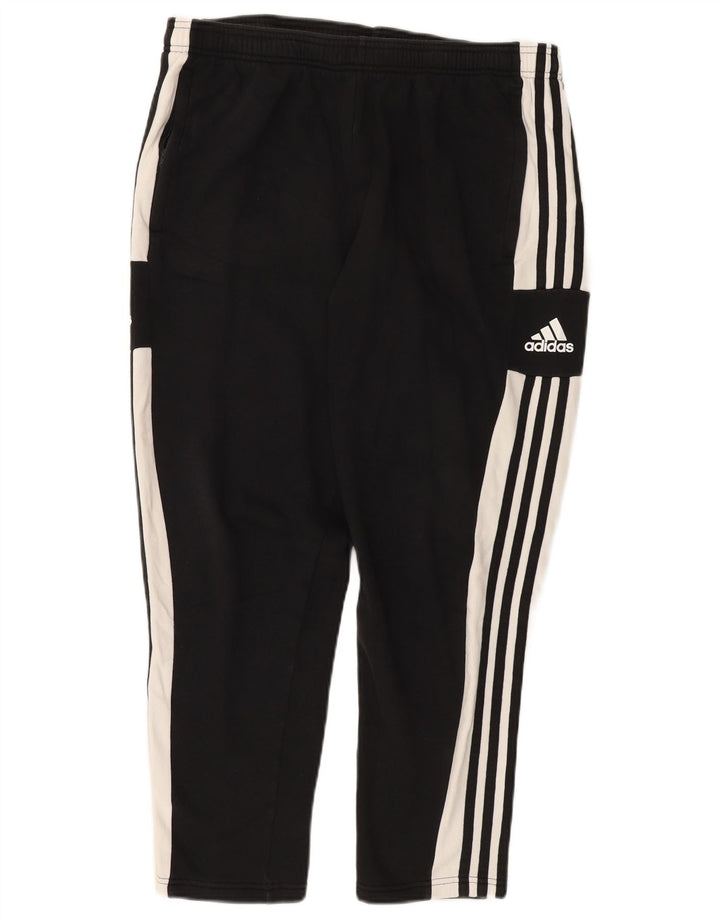 ADIDAS Womens Tracksuit Trousers XL  Black Cotton