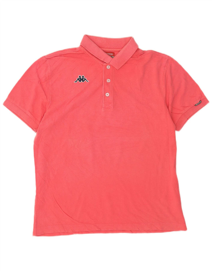 Polo Kappa Hombre Grande Rosa