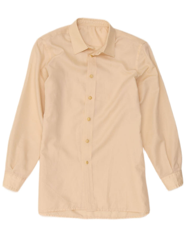 Camisa vintage para hombre pequeña beige