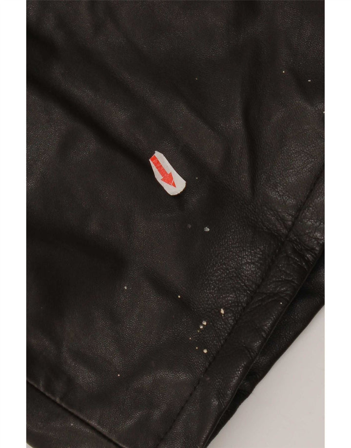 Maddox Abrigo de cuero holgado para mujer EU 42 Large Brown