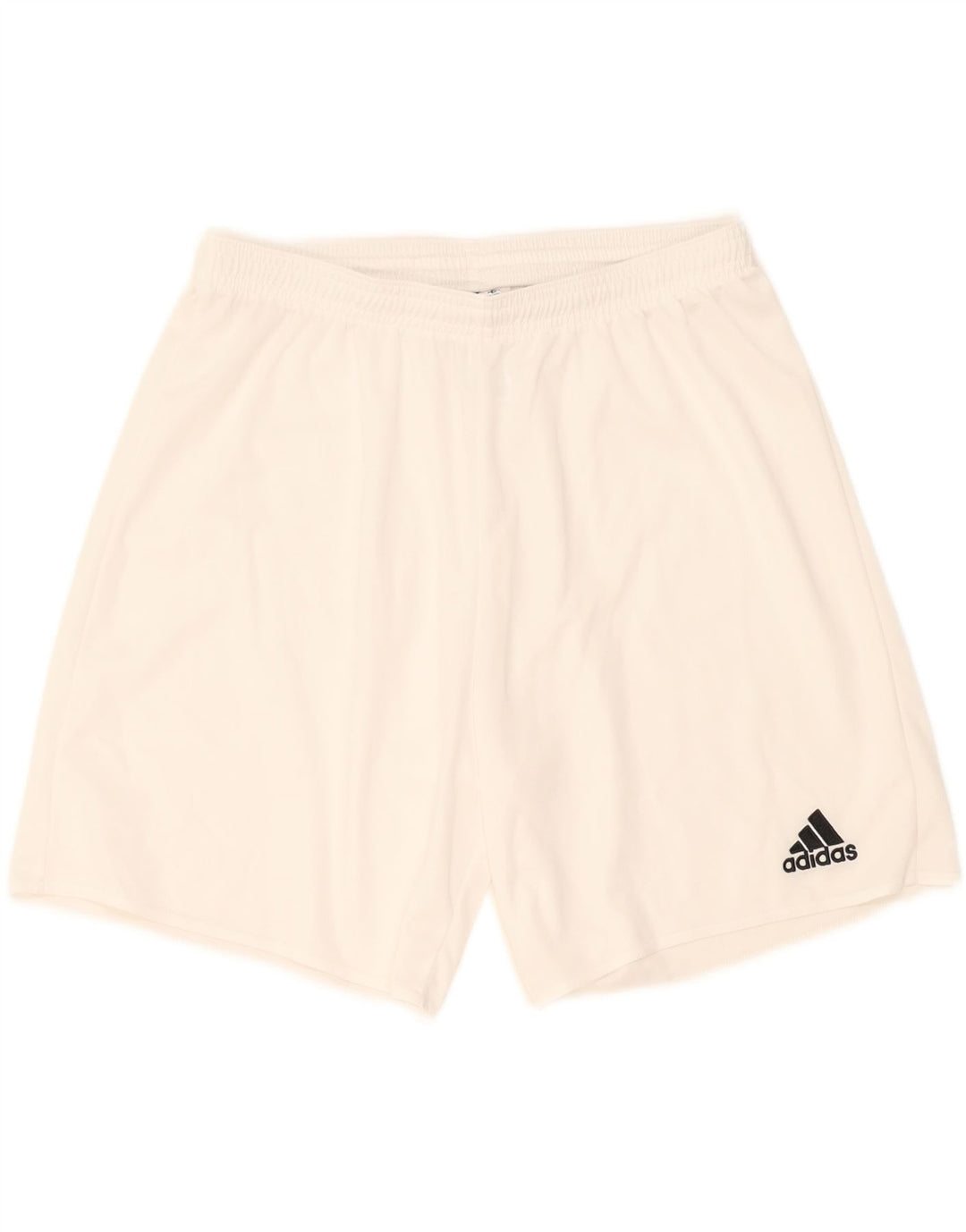 Adidas - Pantalones cortos deportivos para hombre, tamaño grande, poliéster blanco