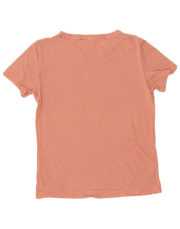 GUESS Camiseta gráfica para mujer Top UK 10 Small Pink Cotton