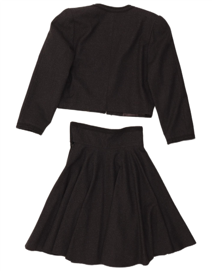 Griffe Conjunto de falda de 2 piezas para mujer UK 10 Small W26 Lana gris