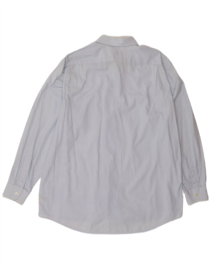 Camisa Lacoste Hombre Talla 42 Algodón Azul Grande