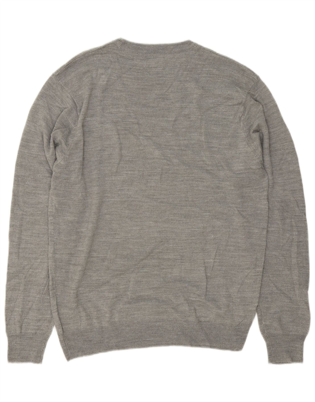 Pierre Cardin - Jersey de cuello redondo para hombre, acrílico gris grande